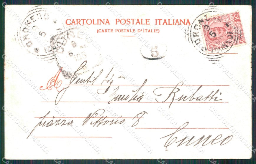 Cuneo Dronero Panorama cartolina MT5851 – retro