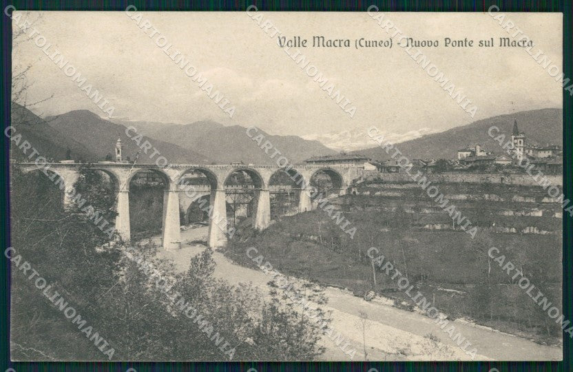Cuneo Dronero Nuovo Ponte sul Maira cartolina MT5854 – fronte