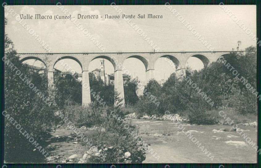 Cuneo Dronero Nuovo Ponte sul Maira cartolina MT5856 – fronte