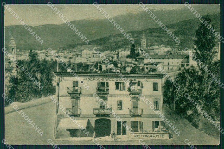 Cuneo Dronero Albergo Braccio di Ferro FORI cartolina MT5862 – fronte