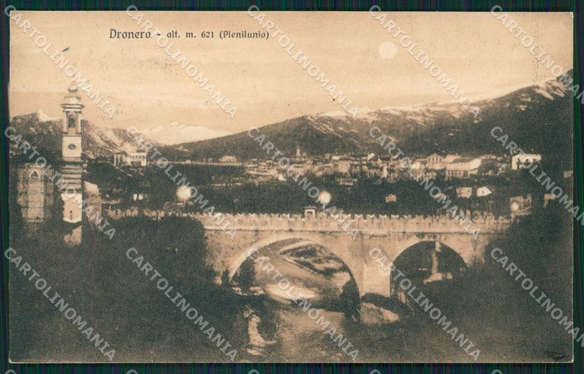 Cuneo Dronero Plenilunio cartolina MT5872 – fronte