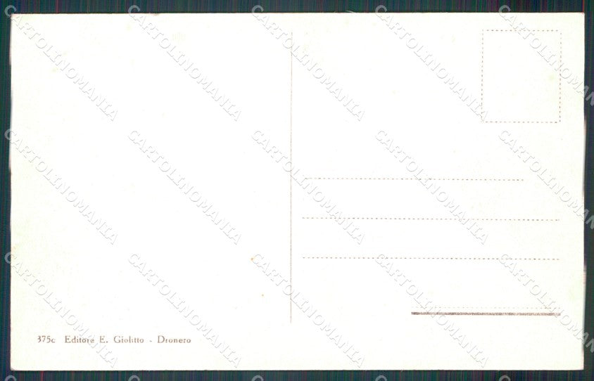 Cuneo Dronero Plenilunio cartolina MT5872 – retro