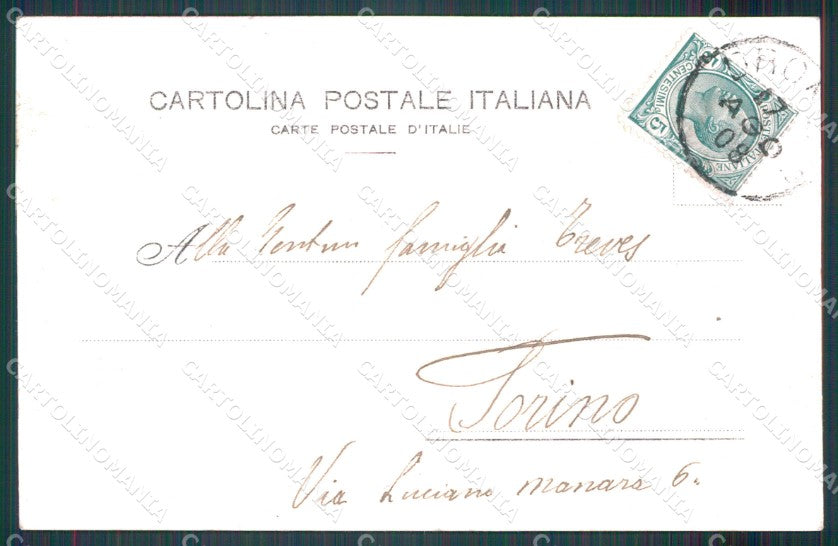 Cuneo Dronero Panorama cartolina MT5874 – retro