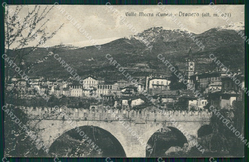 Cuneo Dronero Valle Macra Maira cartolina MT5877 – fronte