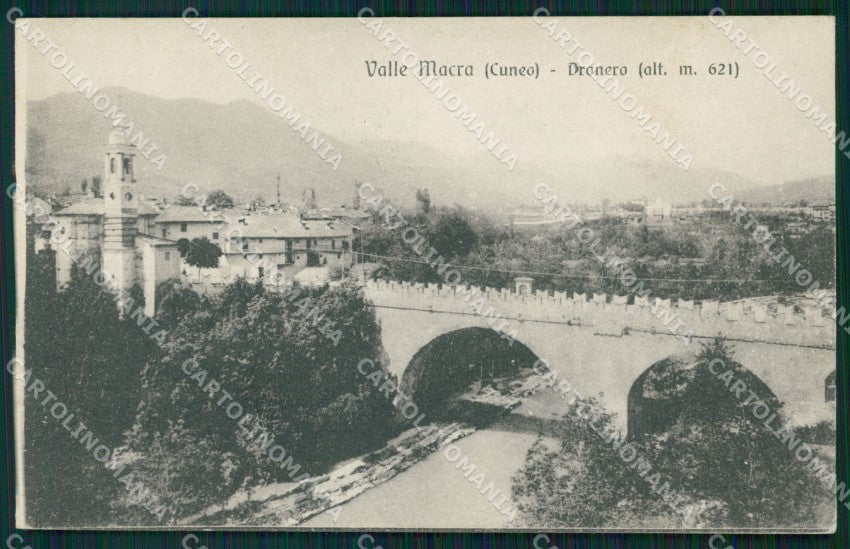 Cuneo Dronero Valle Macra Maira cartolina MT5879 – fronte