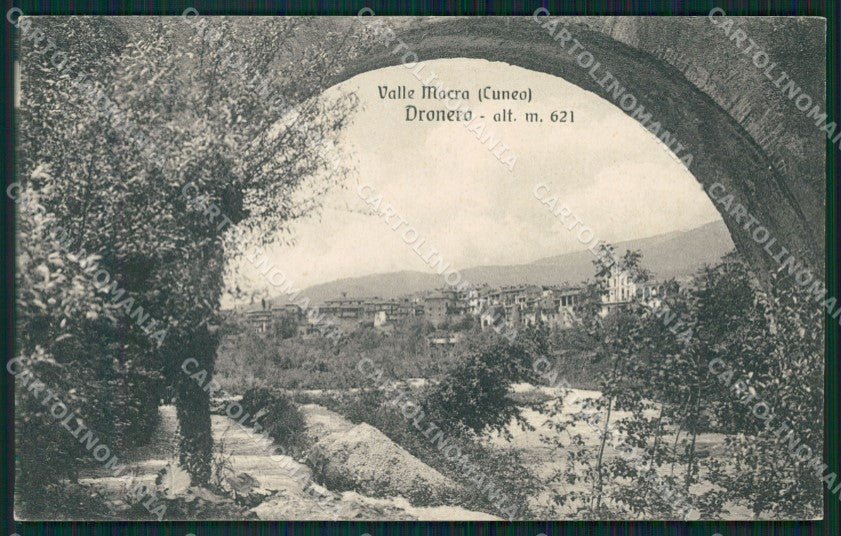 Cuneo Dronero Valle Macra Maira cartolina MT5884 – fronte