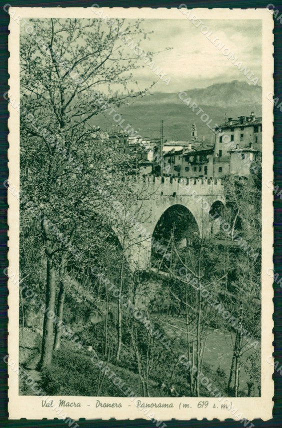 Cuneo Dronero Panorama cartolina MT5891 – fronte