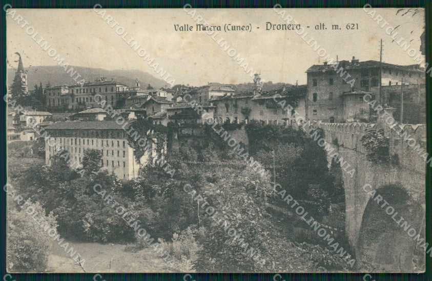 Cuneo Dronero Panorama cartolina MT5894 – fronte
