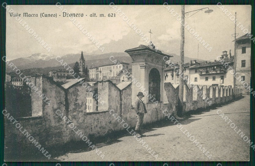 Cuneo Dronero Panorama cartolina MT5895 – fronte