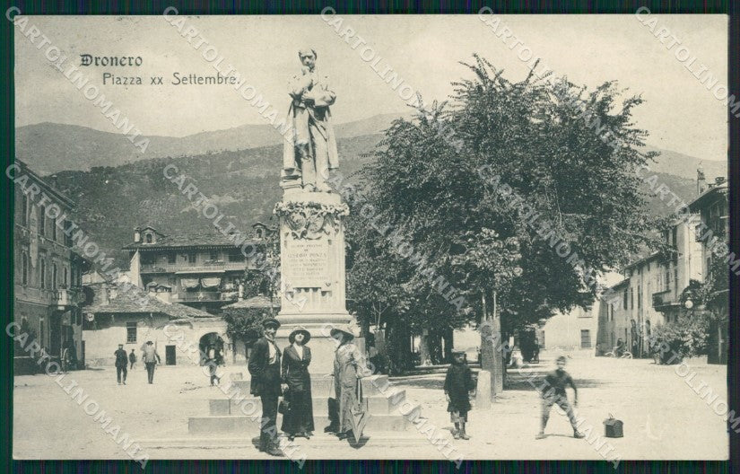Cuneo Dronero Piazza XX Settembre cartolina MT5915 – fronte