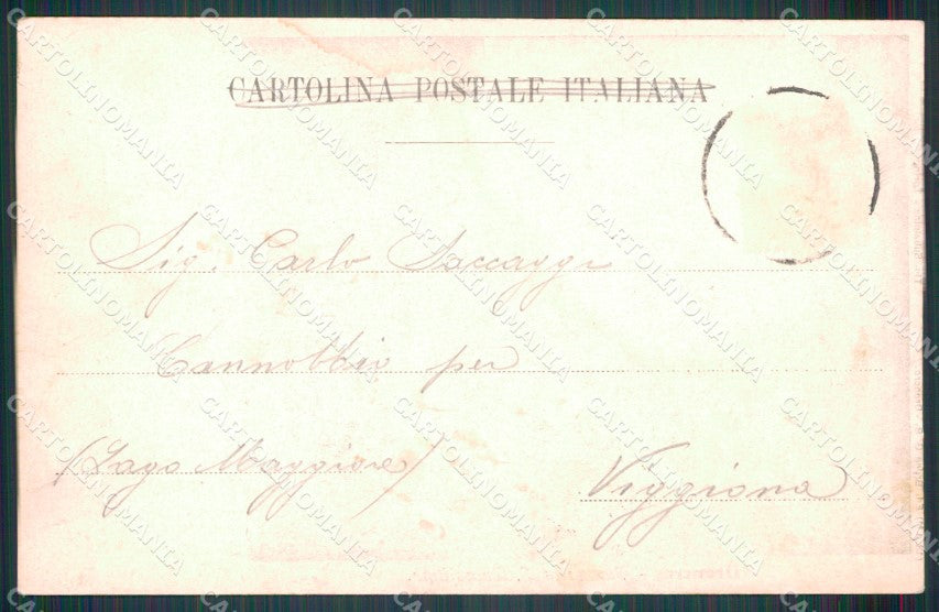 Cuneo Dronero Piazzetta San Sebastiano cartolina MT5931 – retro
