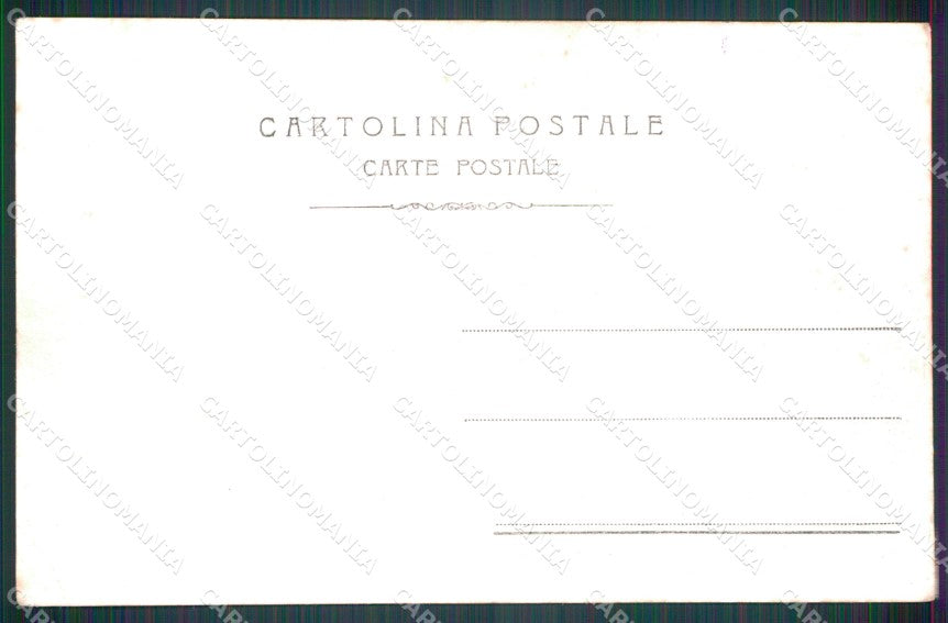 Cuneo Dronero Via Maestra Orologio Civico cartolina MT5934 – retro
