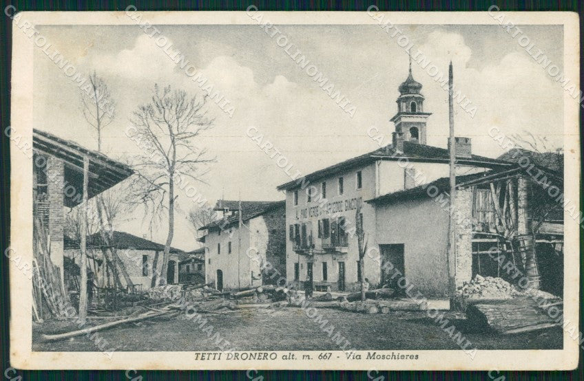 Cuneo Dronero Tetti Valle Macra Maira cartolina MT5951 – fronte