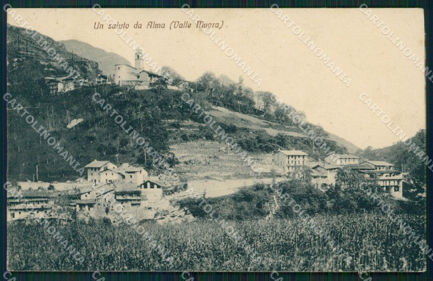 Cuneo Macra Alma PIEGHINA Valle Macra Maira cartolina MT5970 – fronte