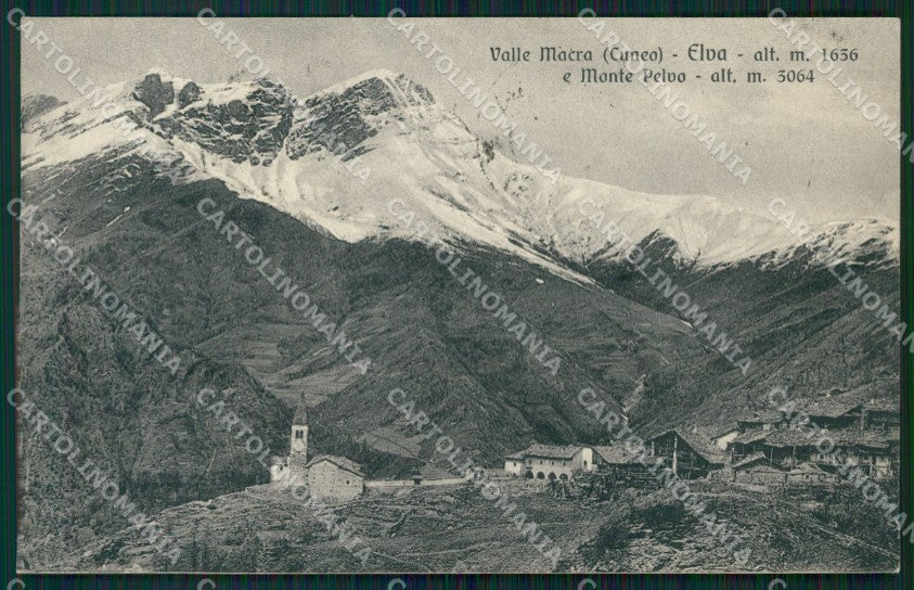 Cuneo Elva Valle Macra Maira cartolina MT5976 – fronte