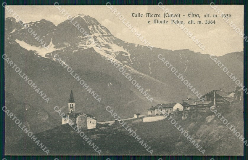 Cuneo Elva Valle Macra Maira cartolina MT5978 – fronte