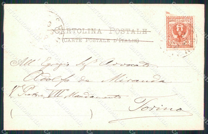 Cuneo Stroppo Valle Macra Maira cartolina MT5985 – retro