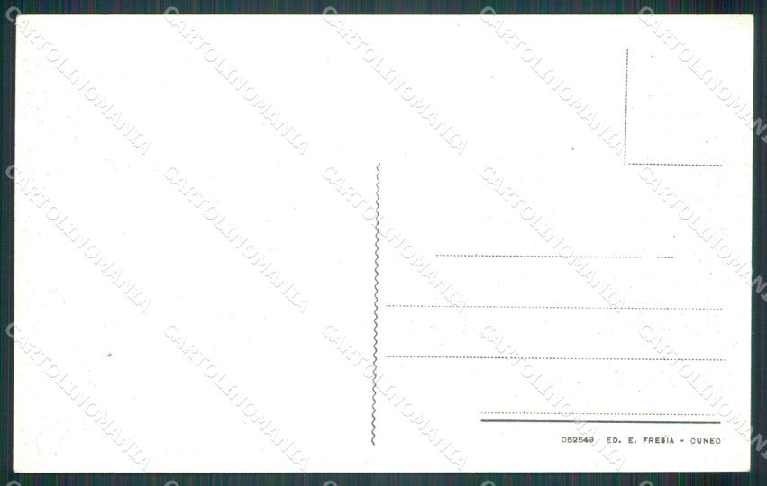 Cuneo Stroppo Parrocchia Valle Macra Maira cartolina MT5990 – retro