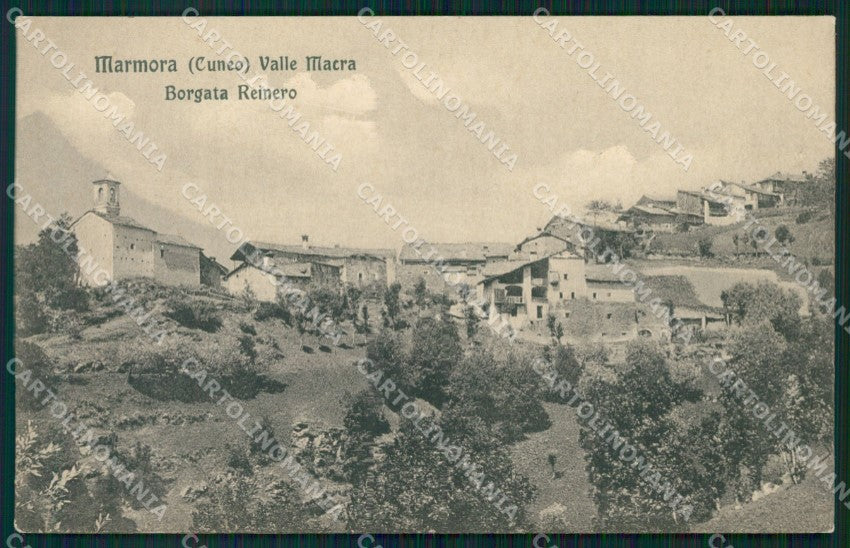 Cuneo Marmora Borgata Reinero Valle Macra Maira cartolina MT5994 – fronte