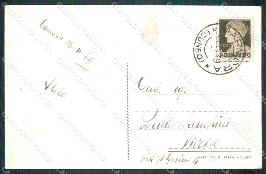Cuneo Canosio Panorama Valle Macra Maira cartolina MT5995 – retro