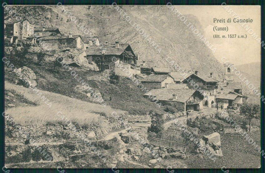 Cuneo Canosio Preit di Valle Macra Maira cartolina MT5998 – fronte