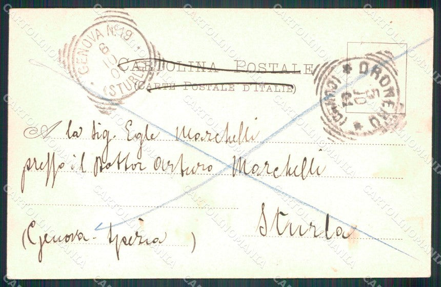 Cuneo Prazzo Valle Macra Maira cartolina MT6002 – retro