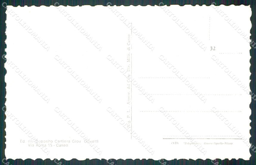 Cuneo Prazzo Superiore Valle Macra Maira cartolina MT6007 – retro