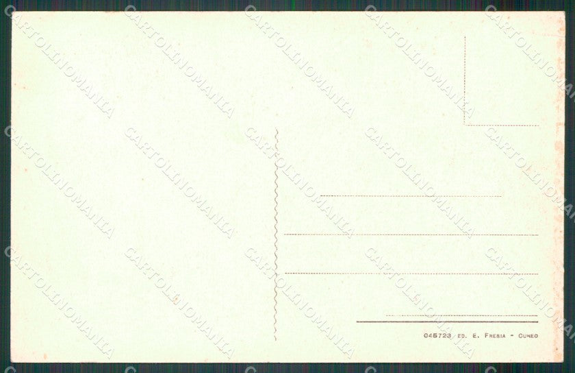 Cuneo Acceglio Strada per Unerzio Valle Macra Maira cartolina MT6012 – retro