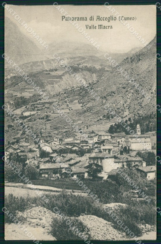 Cuneo Acceglio Valle Macra Maira cartolina MT6019 – fronte