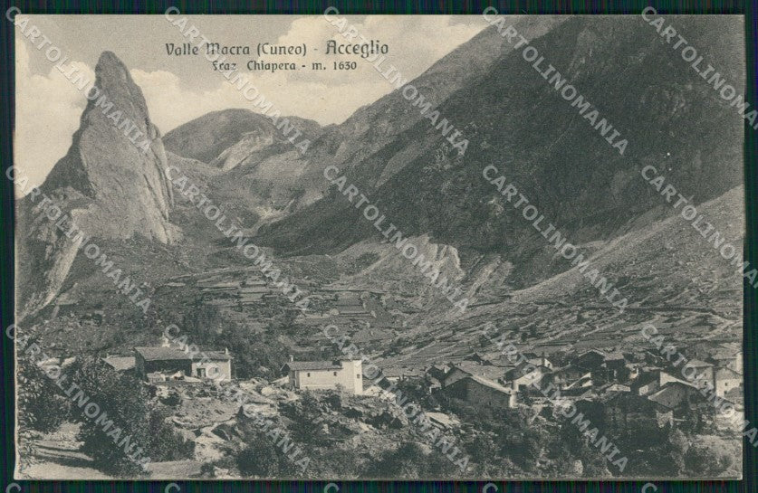 Cuneo Acceglio Chiappera Valle Macra Maira cartolina MT6020 – fronte