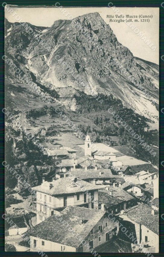 Cuneo Acceglio Valle Macra Maira cartolina MT6023 – fronte