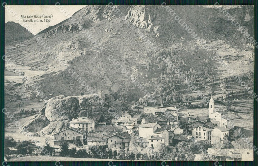 Cuneo Acceglio Valle Macra Maira cartolina MT6024 – fronte