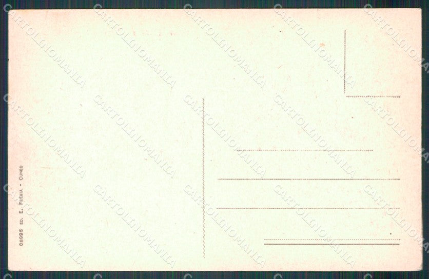 Cuneo Acceglio Valle Macra Maira cartolina MT6025 – retro