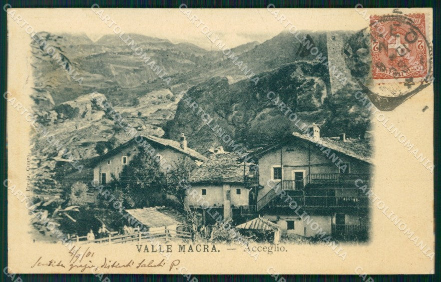 Cuneo Acceglio Valle Macra Maira cartolina MT6027 – fronte