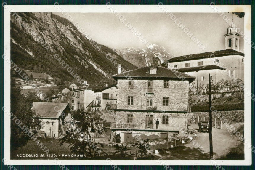 Cuneo Acceglio Valle Macra Maira Foto cartolina MT6029 – fronte