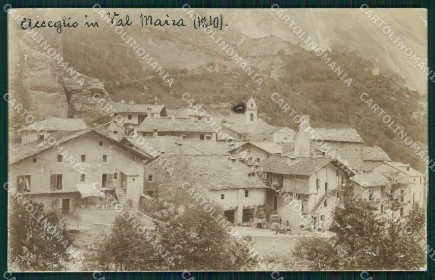 Cuneo Acceglio Valle Macra Maira Foto cartolina MT6031 – fronte