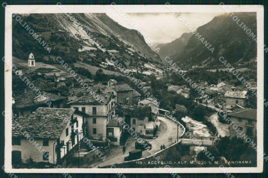 Cuneo Acceglio Valle Macra Foto cartolina MT6032 – fronte