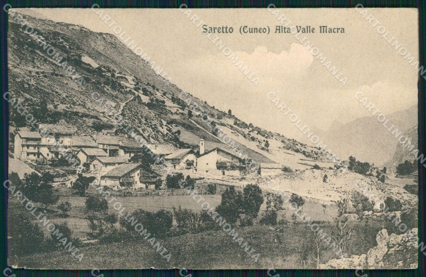 Cuneo Acceglio Valle Macra Saretto cartolina MT6041 – fronte