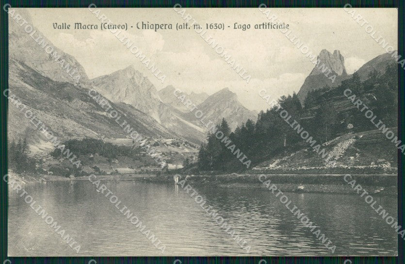 Cuneo Acceglio Valle Macra Lago Chiappera cartolina MT6043 – fronte