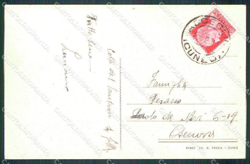 Cuneo Acceglio Valle Macra Lago Chiappera cartolina MT6044 – retro