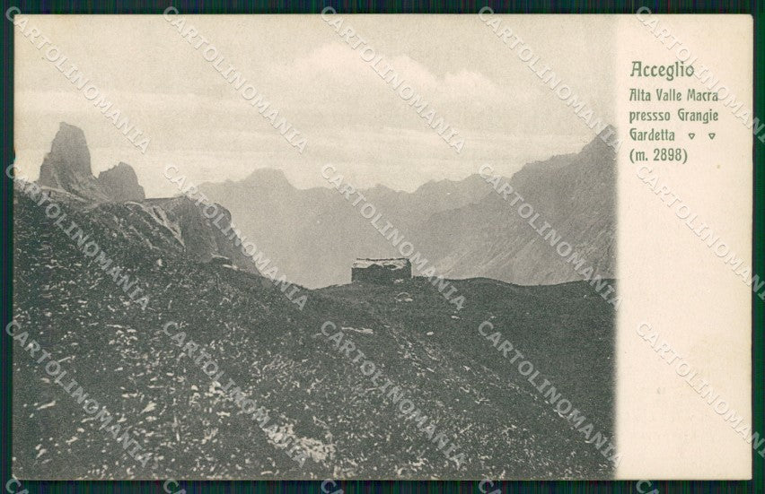 Cuneo Acceglio Valle Macra Grangie Gardetta cartolina MT6066 – fronte