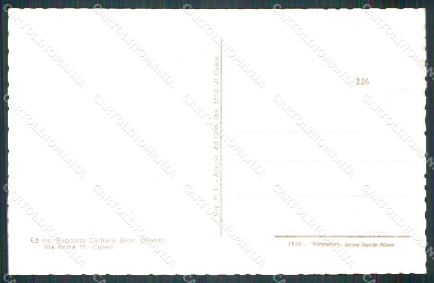 Cuneo San Bernardo di Cervasca cartolina MT6076 – retro