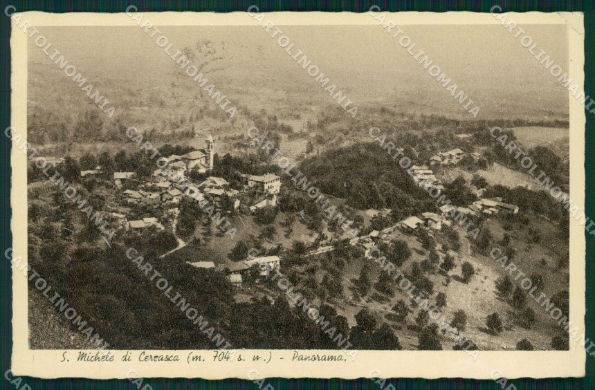 Cuneo Cervasca San Michele PIEGHINE cartolina MT6077 – fronte
