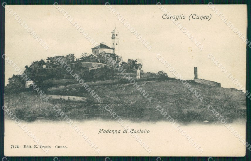 Cuneo Caraglio Piazza Vittorio Emanuele cartolina MT6107 – fronte