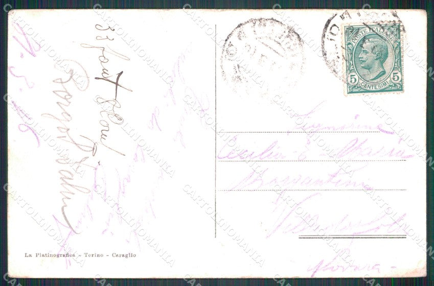 Cuneo Caraglio Madonna del Castello PIEGHINA cartolina MT6110 – retro