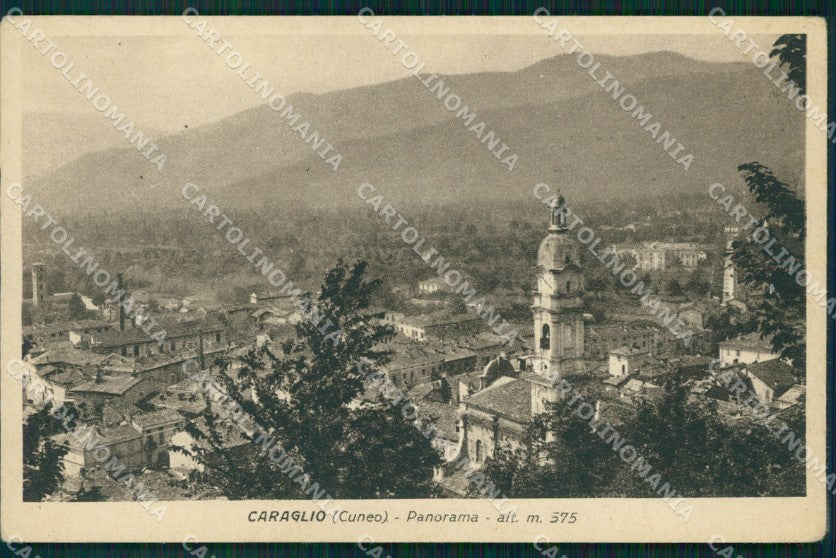 Cuneo Caraglio Panorama cartolina MT6122 – fronte
