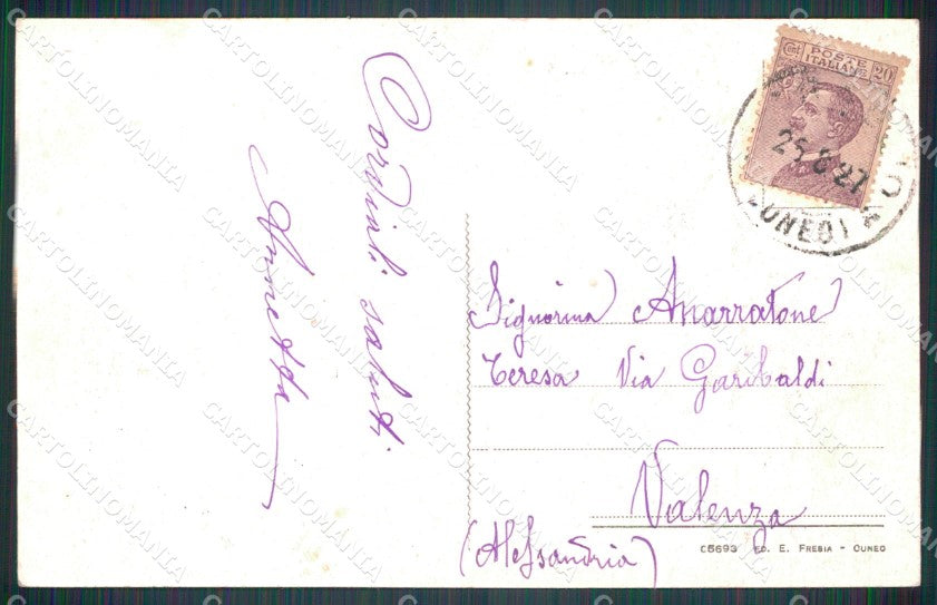 Cuneo Caraglio Panorama cartolina MT6124 – retro