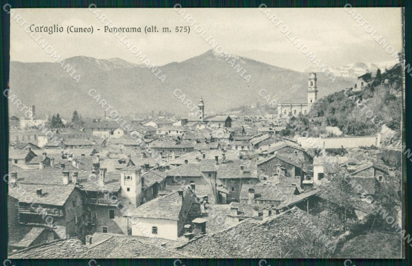 Cuneo Caraglio Panorama cartolina MT6129 – fronte