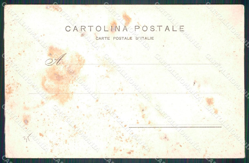 Cuneo Caraglio Via Maestra cartolina MT6142 – retro
