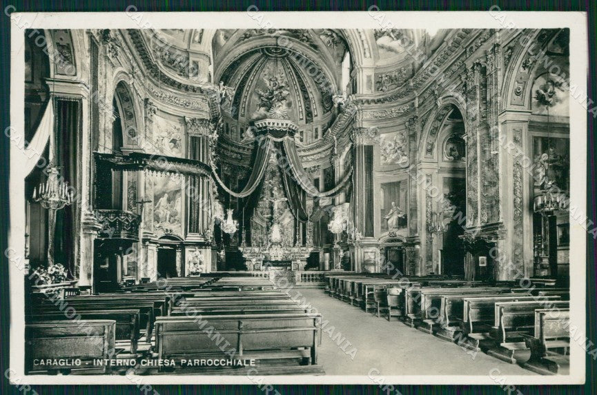 Cuneo Caraglio Chiesa Parrocchiale PIEGHINA Foto cartolina MT6159 – fronte